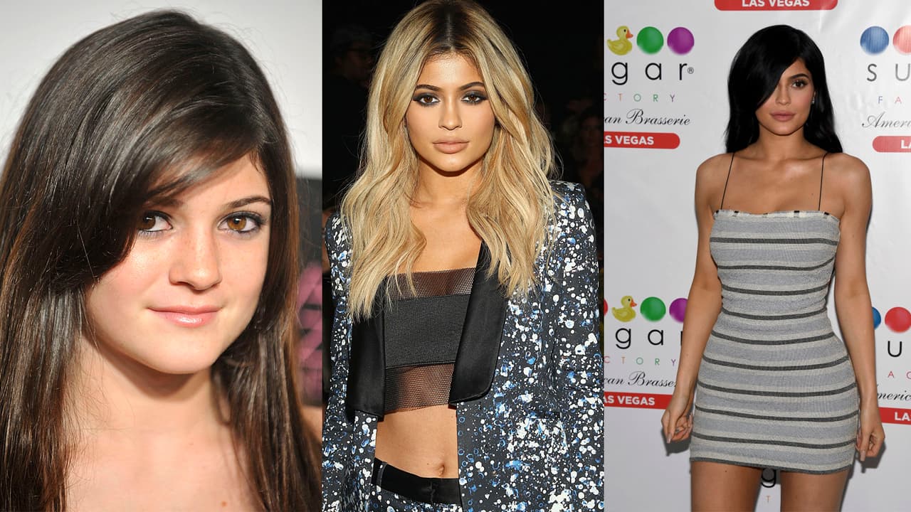 La transformación de Kylie Jenner con el paso de los años