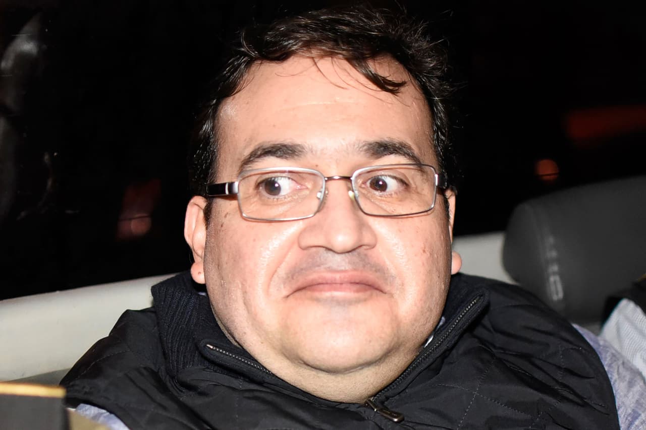 After his arrest Duarte appeared nervous, telling reporters he had nothing to say.