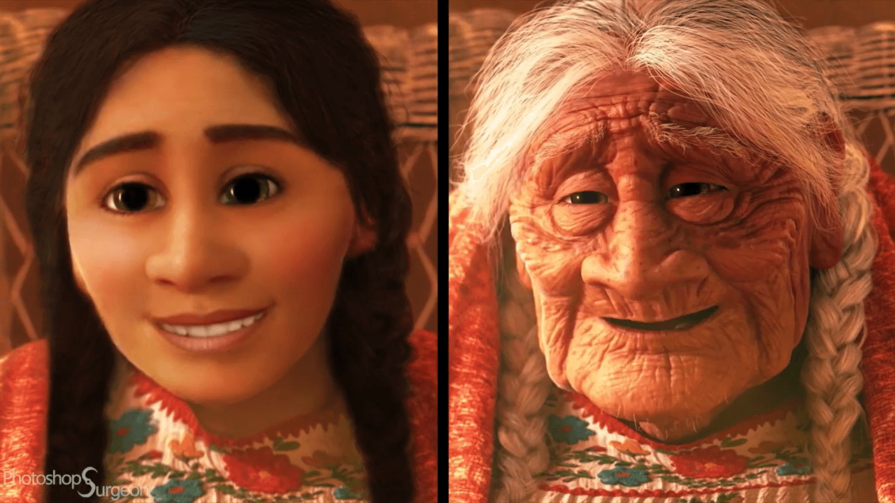 Así se vería mamá Coco en su juventud
