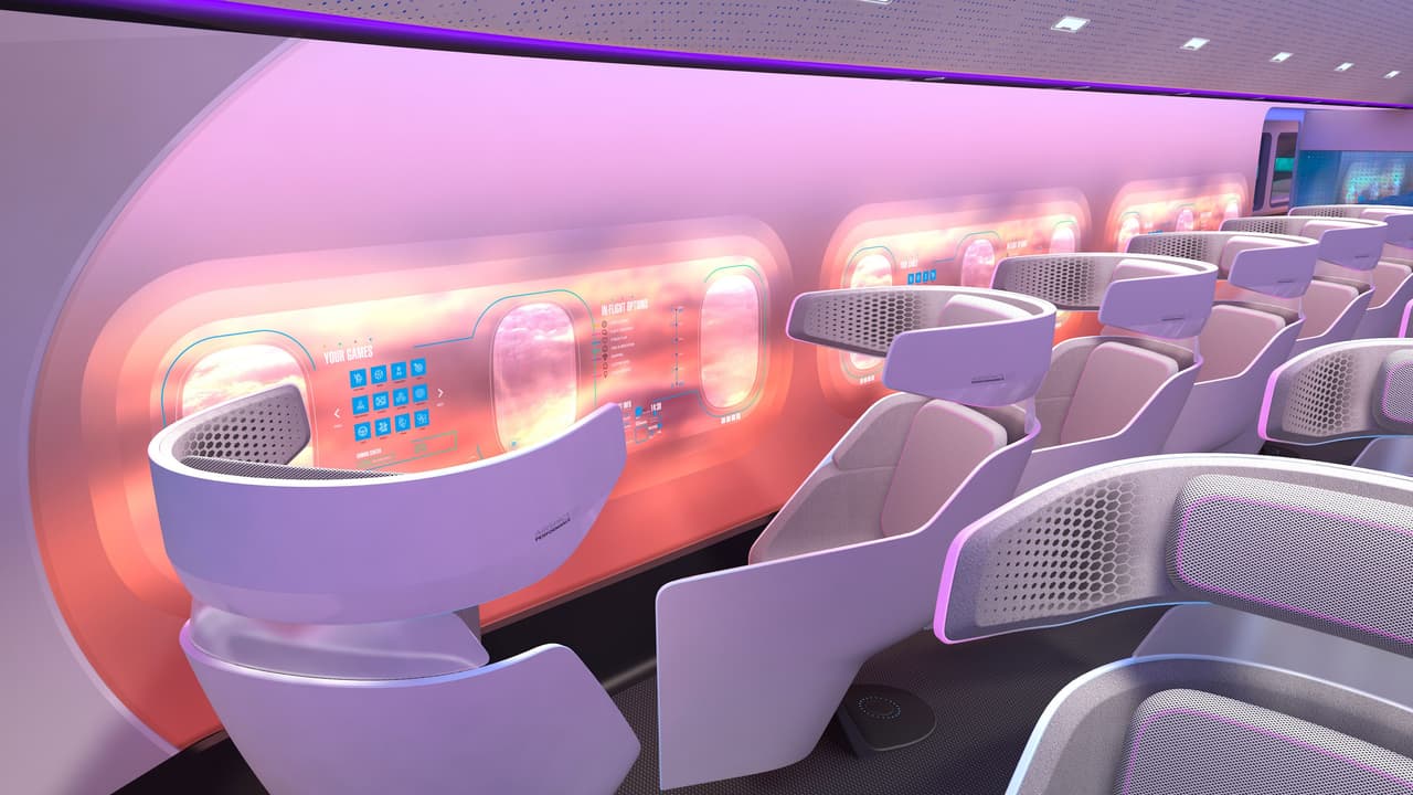 Según el comunicado oficial del fabricante, la configuración de "cuerpo y alas mezcladas" de este avión "abre posibilidades para nuevos sistemas de propulsión” y su versátil cabina abre“una experiencia totalmente nueva para los pasajeros”.