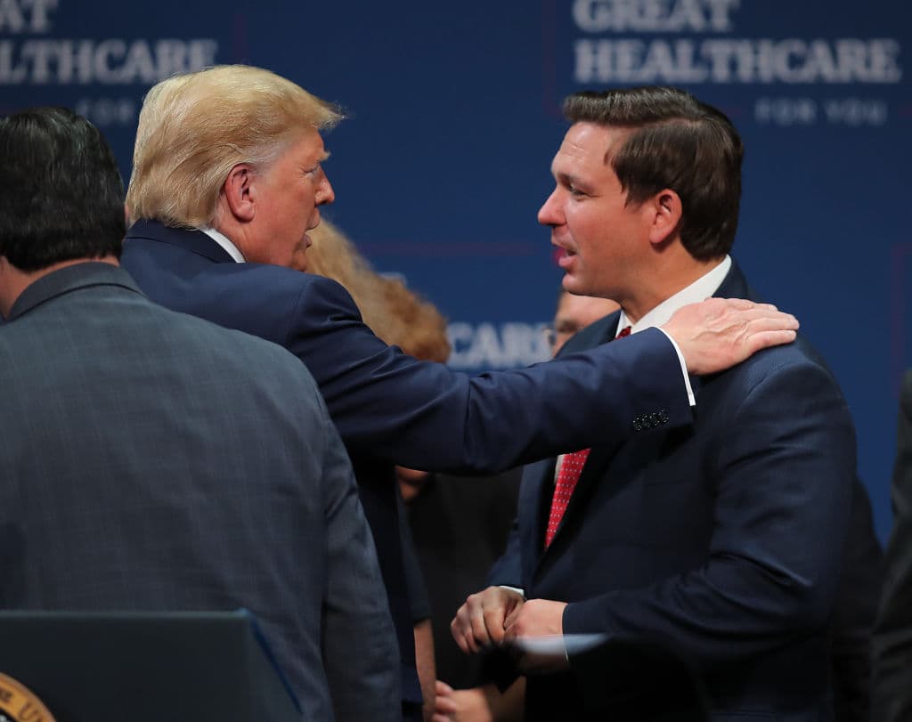 Trump y DeSantis se han distanciado desde que ambos han dado a entender que buscarán la nominación republicana de 2024.