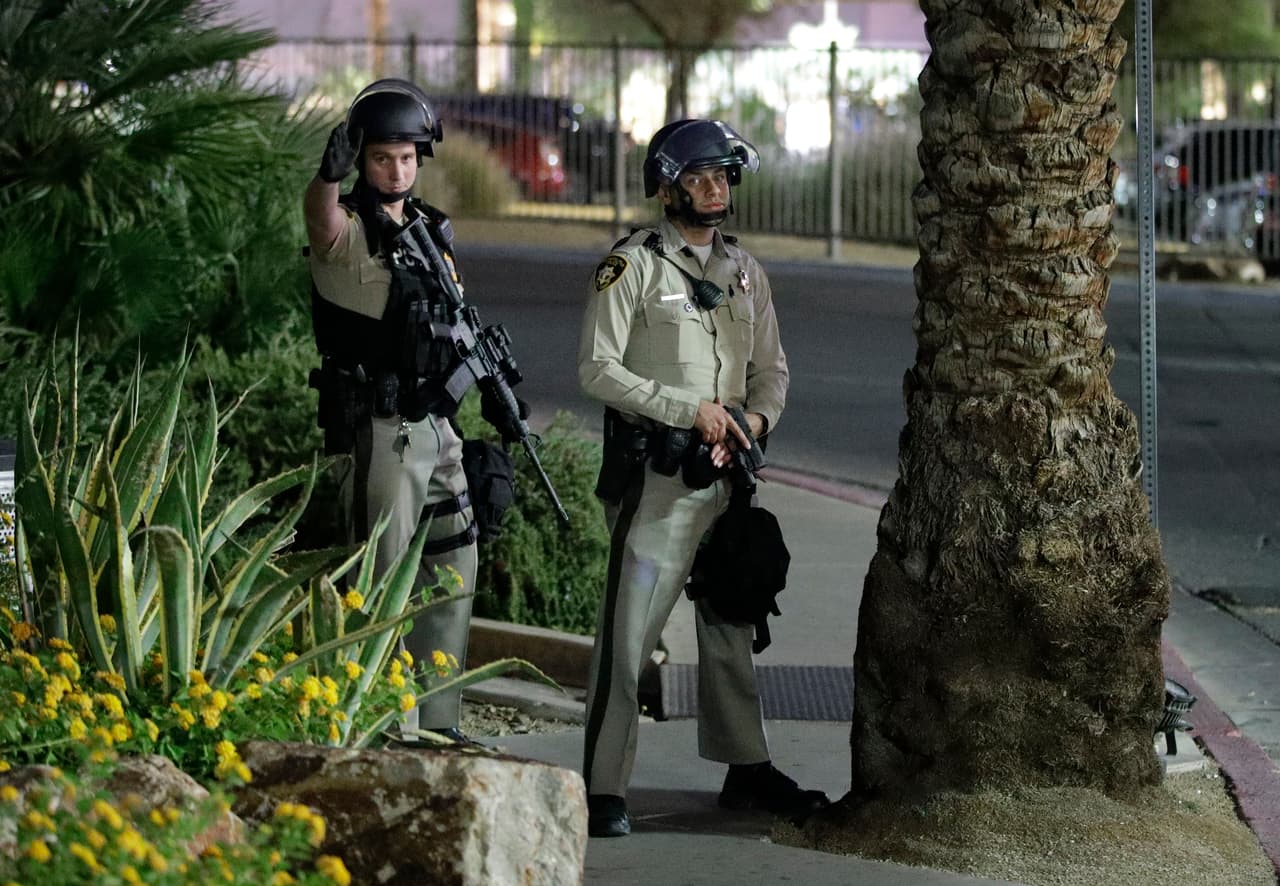 El tiroteo se registró poco después de las 10 PM (hora de Las Vegas) y duró al menos dos minutos.