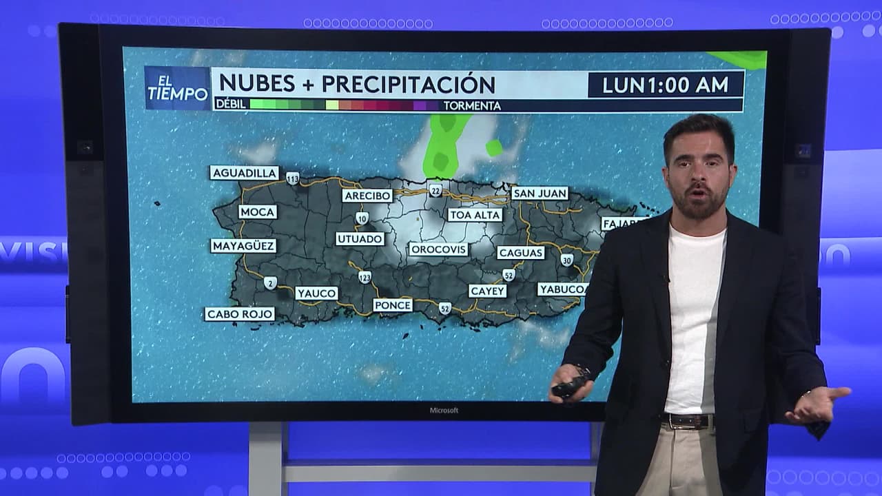 Tiempo estable para este lunes en Puerto Rico