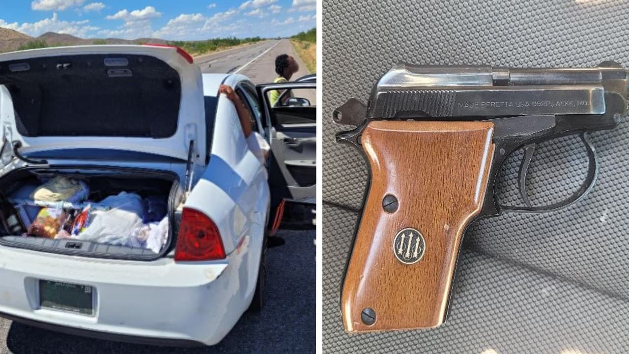 También el dos de julio, agentes de la Estación Willcox arrestaron a dos estadounidenses que portaban un arma de fuego a bordo de un vehículo sobre la carretera SR-90. Al interior de la unidad viajaban cuatro ciudadanos de origen mexicano.