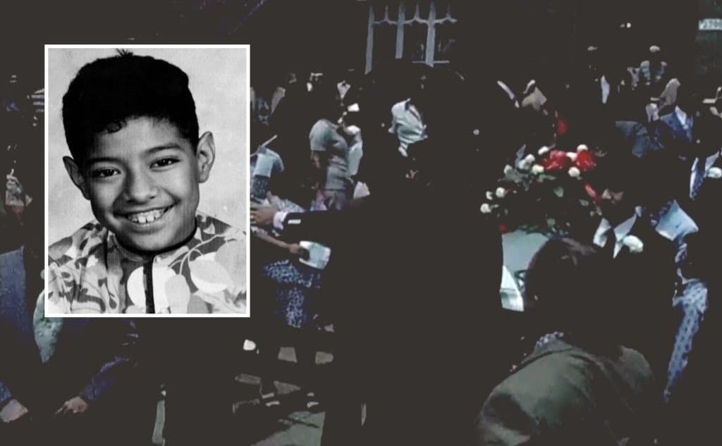 El día del funeral de Santos acudió 
<b>su madre Bessie García </b>por un permiso especial que le otorgaron en prisión. Al funeral 
<b>acudieron 600 personas indignadas por el asesinato y detención de los hermanos </b>Rodríguez. El cuerpo de Santos descansa en el cementerio Oakland.