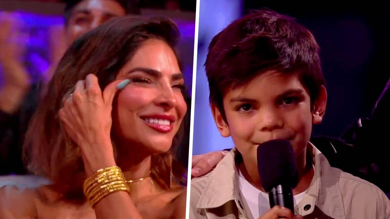 Matteo robó corazones en Premios Juventud: así reaccionó Alejandra Espinoza al tierno momento