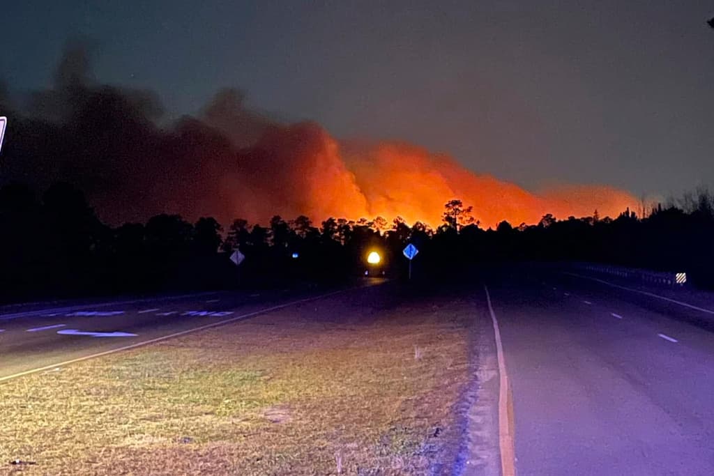 Desde el sábado, 1 de marzo, las autoridades no descansan en su lucha contra las llamas en el condado Horry, en Carolina del Sur. En un solo día 
<b>se reportaron 102 incendios</b>. El domingo, la cifra aumentó a 175, sin que la mayoría estén contenidos.