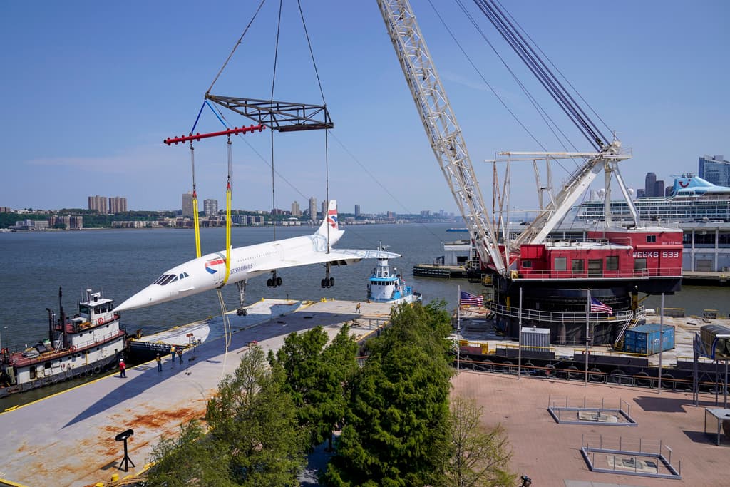 Histórico Concorde de British Airways inicia restauración en Nueva York