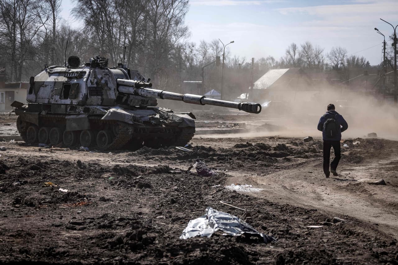 Los reporteros que han podido reingresar a la ciudad relatan un escenario de devastación completo: Trostianets 
<a href="https://www.univision.com/noticias/mundo/tactica-militar-guerra-rusia-ucrania-aterrorizar-poblacion-civil-fotos">"ha visto lo peor de la guerra"</a>, al menos de lo que se ha podio atestiguar hasta ahora.
