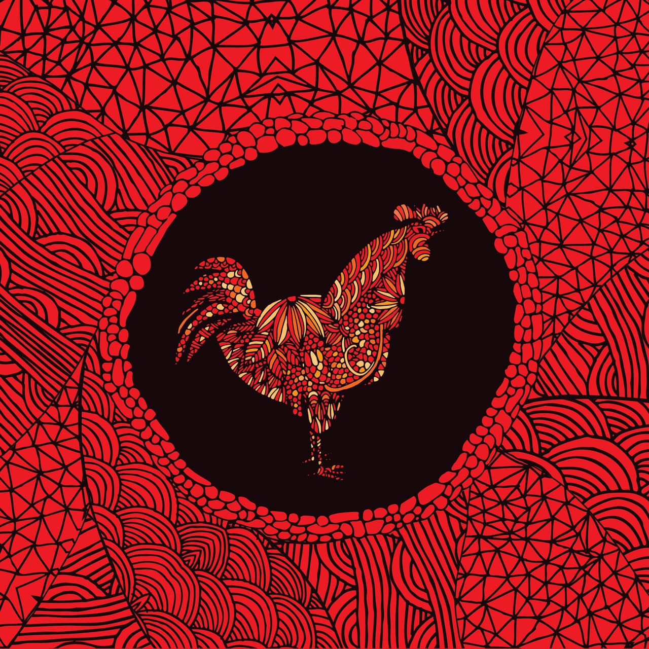 Gallo: Usualmente coincide con el signo de Virgo, su planeta regente es Venus y pertenece al elemento de Tierra. El gallo es valiente, leal, trabajador, talentoso. romántico y generoso; pero puede ser un tanto orgulloso