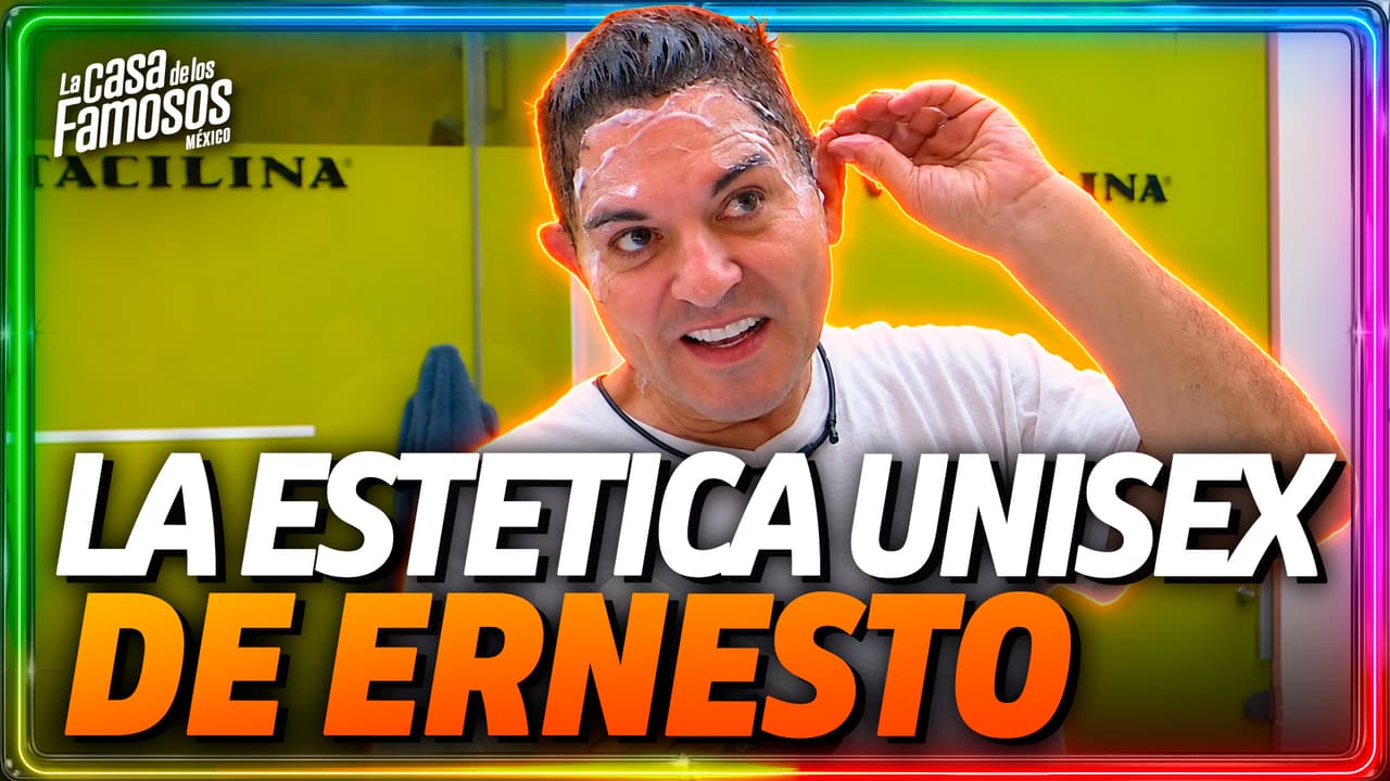 ¿QUEDARÁ PELÓN? Ernesto toma el TINTE y se pinta el cabello solo
