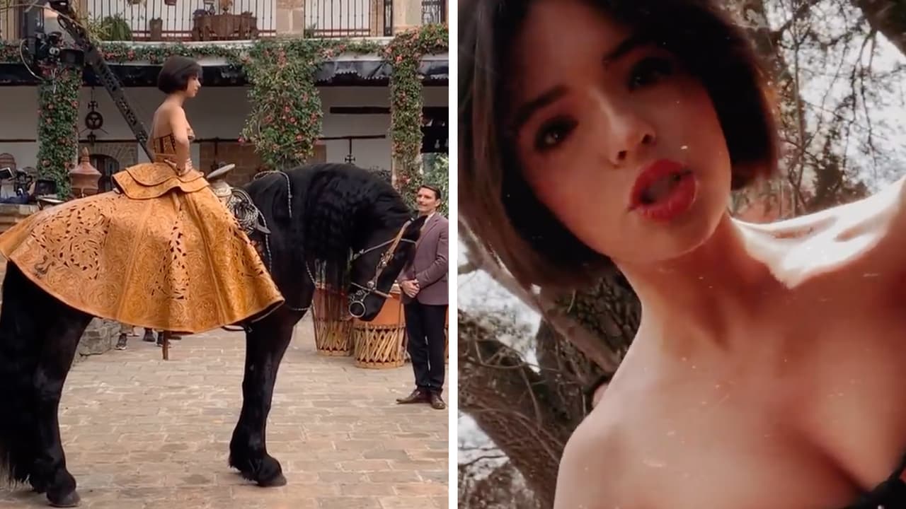 Ángela Aguilar llega a las telenovelas: así fue su primer día de filmación