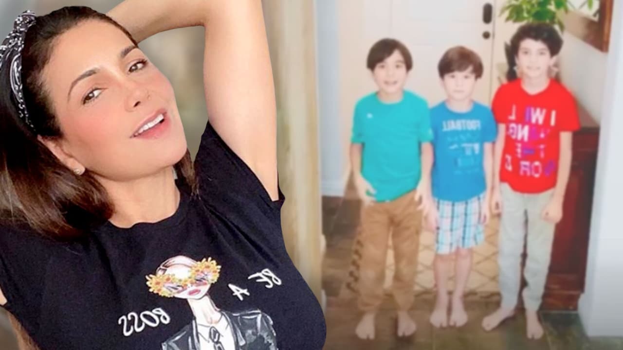 Patricia Manterola publica la broma que le hizo a sus 3 hijos, aunque ella terminó con el corazón “apachurrado”
