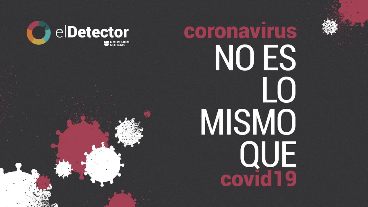 <b>Te lo explicamos en video</b>: el coronavirus no es lo mismo que el covid-19; un virus no es lo mismo que una enfermedad ni estar infectado es lo mismo que estar enfermo. Aquí te explicamos las principales diferencias para entender cómo funcionan las vacunas contra el covid-19 y por qué son tan importantes. Mira más de nuestros chequeos 
<a href="https://www.univision.com/eldetector">aquí</a>.