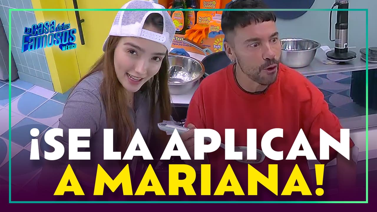 ¡ATRAPADAA! Elaine y Shiky se han percatado que Mariana no le gusta lavar los trastes y le ponen un cuatro