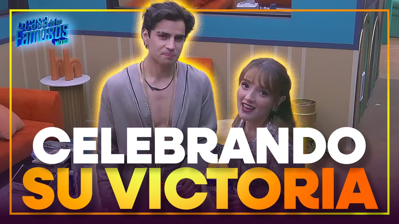 Elaine FELICITÓ a Aarón por su VICTORIA en la prueba de líder