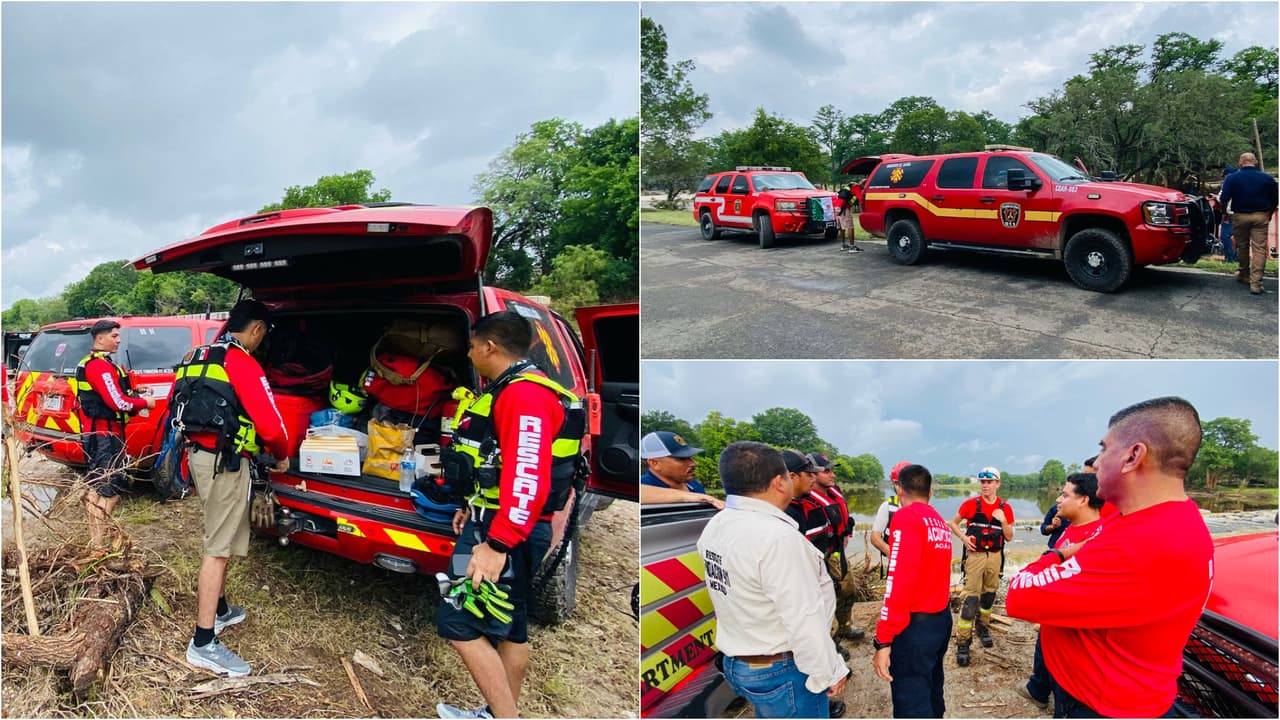 Fuerza mexicana en Texas: rescatistas colaboran en búsqueda tras inundaciones