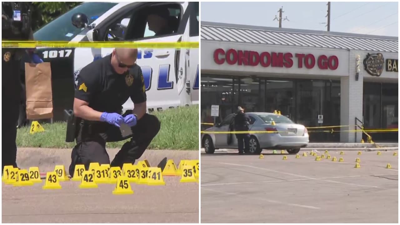 Dos tiroteos en Dallas en cinco horas con más de 80 disparos dejan dos personas muertas