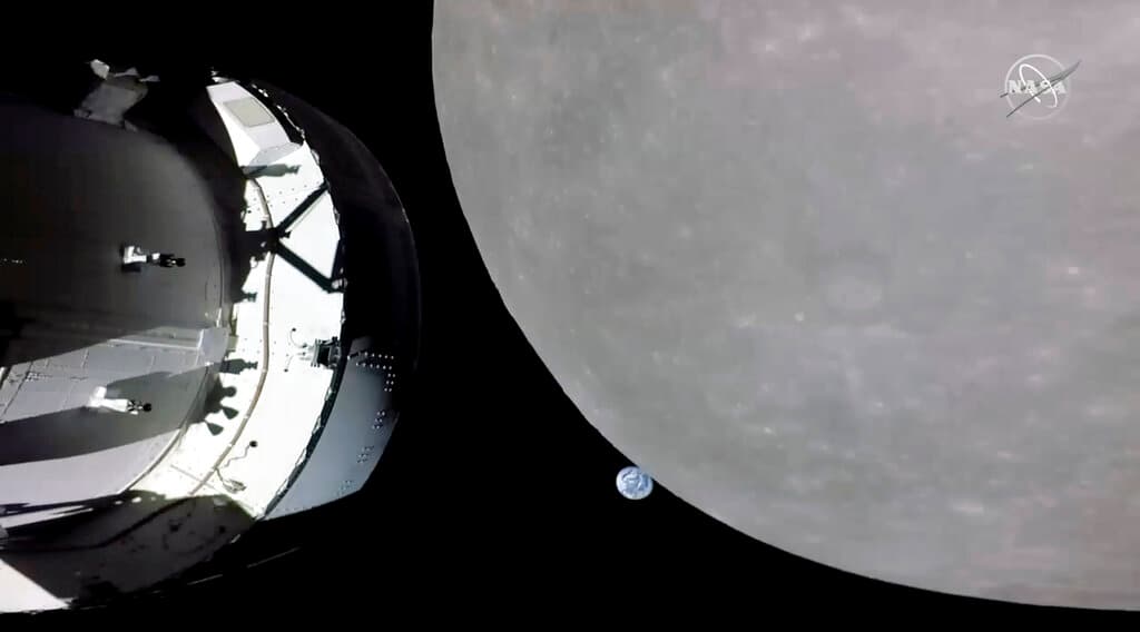 Orión realiza paseo orbital alrededor de la Luna 50 años después de Apolo