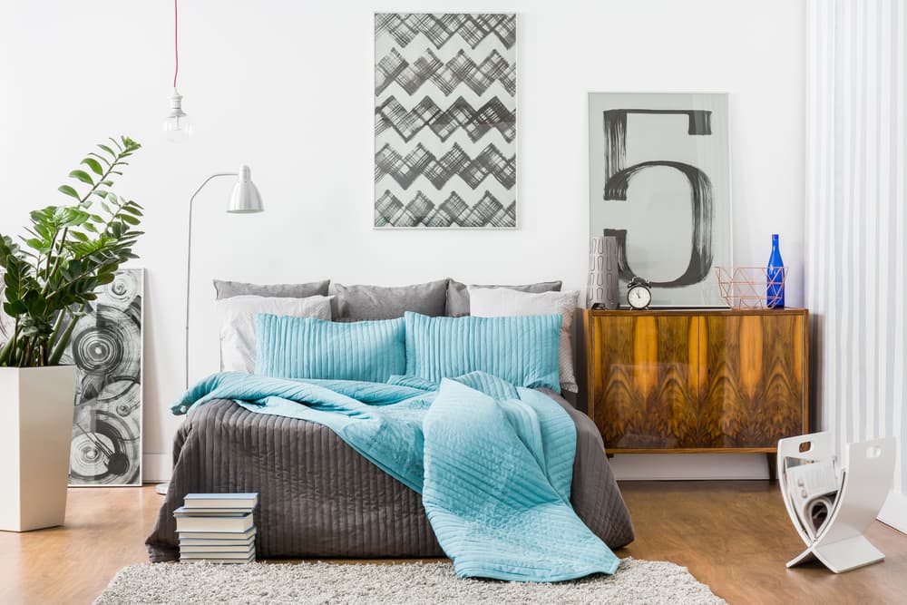 ¿Qué hacer con ese dormitorio? La cama siempre se sitúa en el centro de la habitación y la colocación de un baúl o una alfombra como protectores a los pies de la cama se considera indispensable en el Feng Shui y el conjunto energético que invita al descanso, al sueño, o a la intimidad y el amor en su momento.