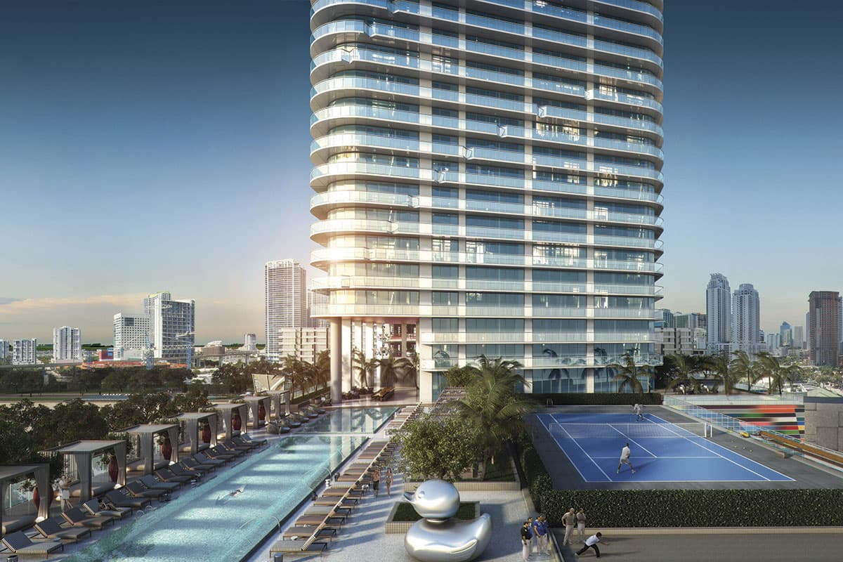 Imagen del proyecto SLS Lux en Miami.