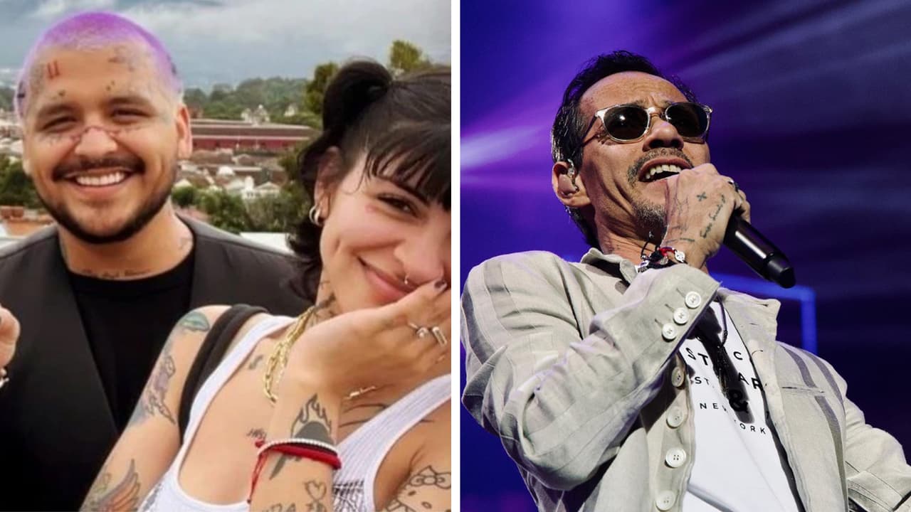 Nodal presume su amor con Cazzu: la sorprendió en el concierto de Marc Anthony