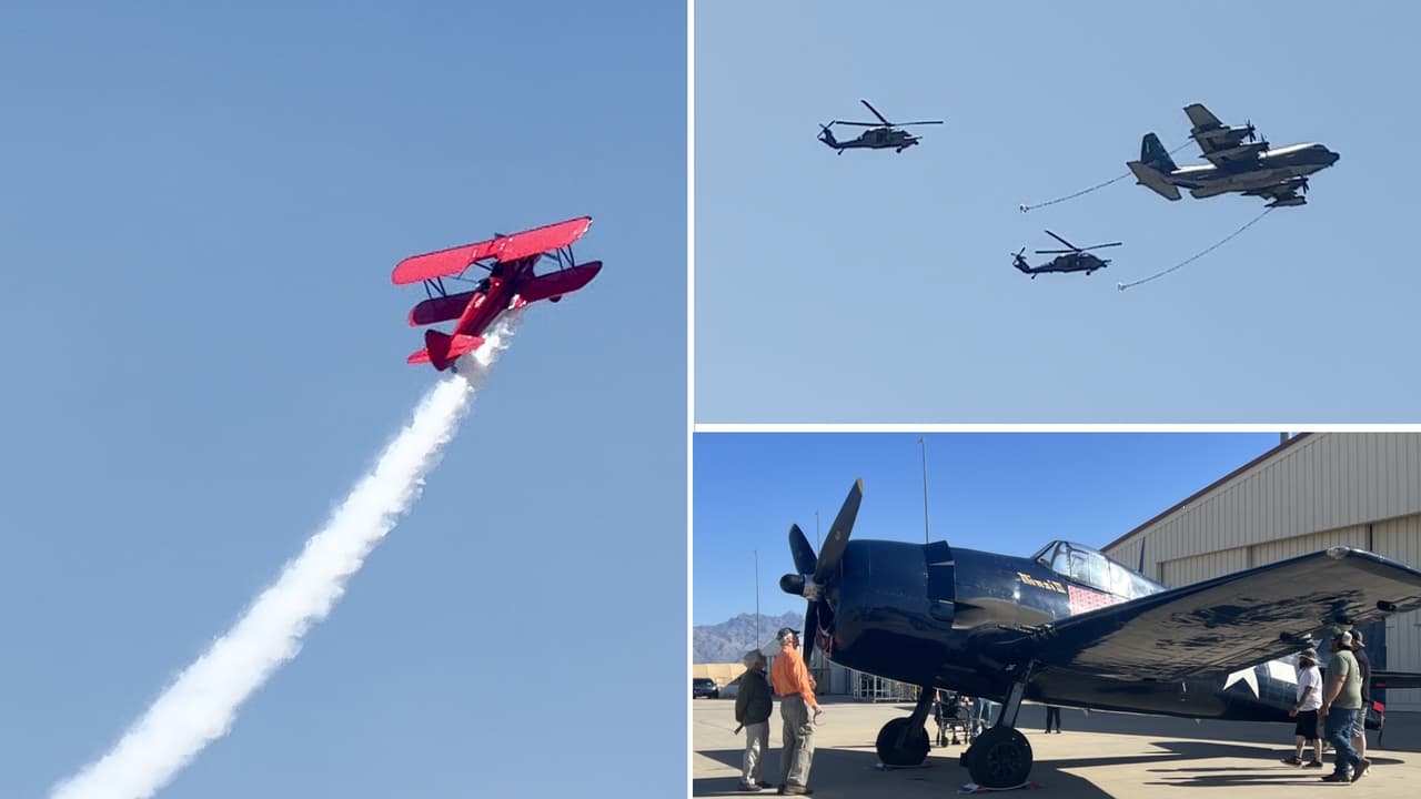 Cada dos años la Base Aérea Davis-Monthan en Tucson abre sus puertas para que los residentes del sur de Arizona puedan disfrutar de un espectáculo aéreo completamente gratis.