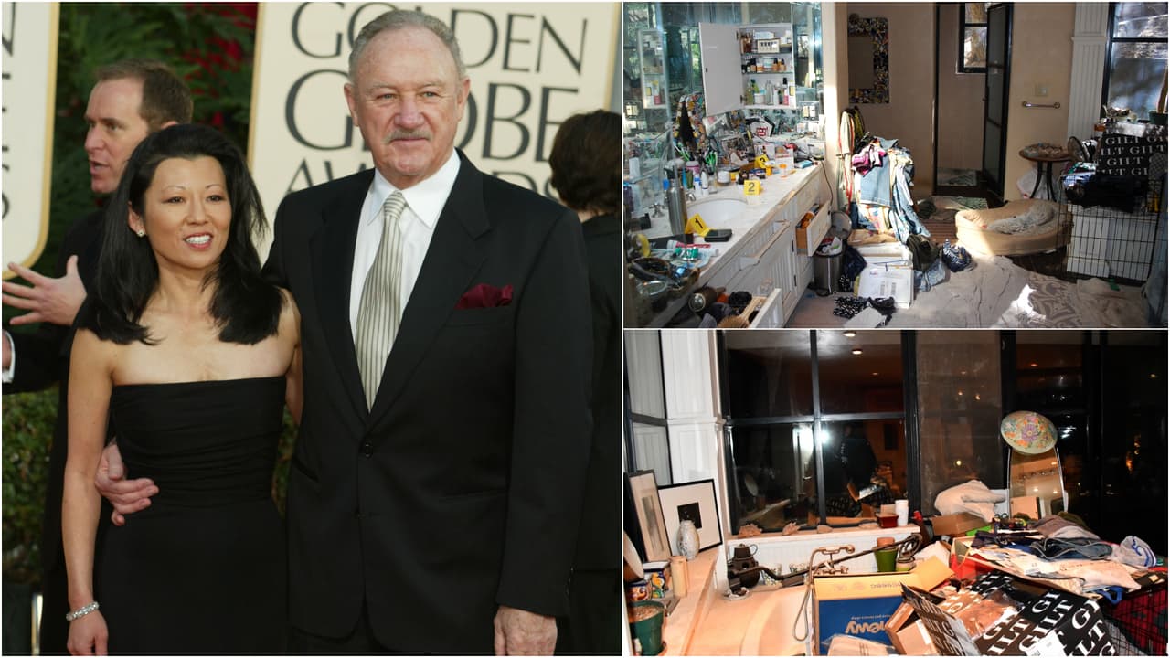 Un video revelado por la oficina del sheriff del condado Santa Fe muestra a oficiales entrando a la casa de Gene Hackman el 26 de febrero de 2025. 
<b><a href="https://www.univision.com/local/arizona-ktvw/revelan-imagenes-casa-donde-fallecieron-gene-hackman-esposa-fotos" target="_blank">En el lugar encontraron los cadáveres</a></b> de Hackman, de 95 años, y de su esposa Betsy Arakawa, de 65.