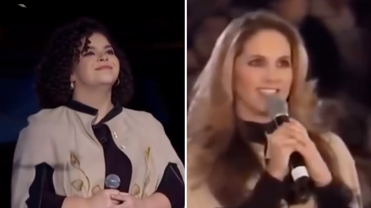 Lucerito Mijares usa la misma capa que su mamá vistió hace 20 años cuando estaba embarazada de ella