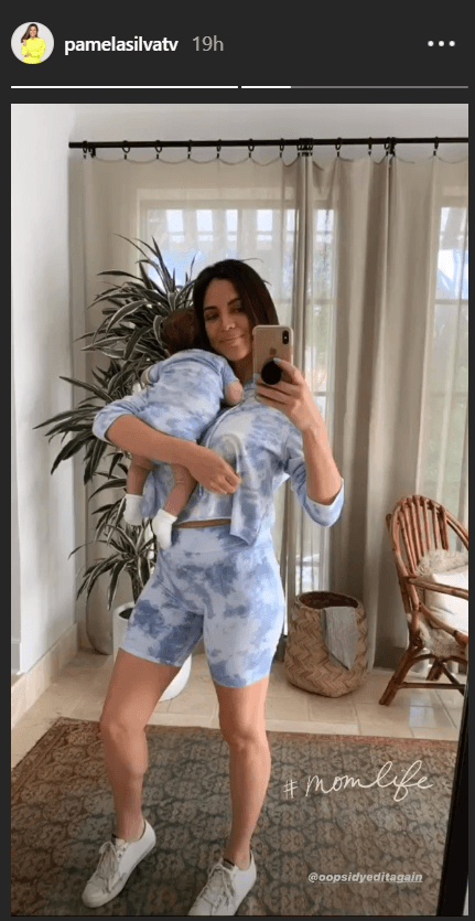 En esta nueva foto se puede volver a 
<b><a href="https://www.univision.com/famosos/a-solo-dias-de-celebrar-el-primer-mes-de-su-bebe-pamela-silva-comparte-tierna-fotografia-fotos" target="_blank">ver a Ford</a></b>
<a href="https://www.univision.com/famosos/a-solo-dias-de-celebrar-el-primer-mes-de-su-bebe-pamela-silva-comparte-tierna-fotografia-fotos" target="_blank"> </a>en redes sociales. Pero también resaltó la figura de la presentadora: luce como si nada hubiera ocurrido en su cuerpo en los últimos meses.
<br>