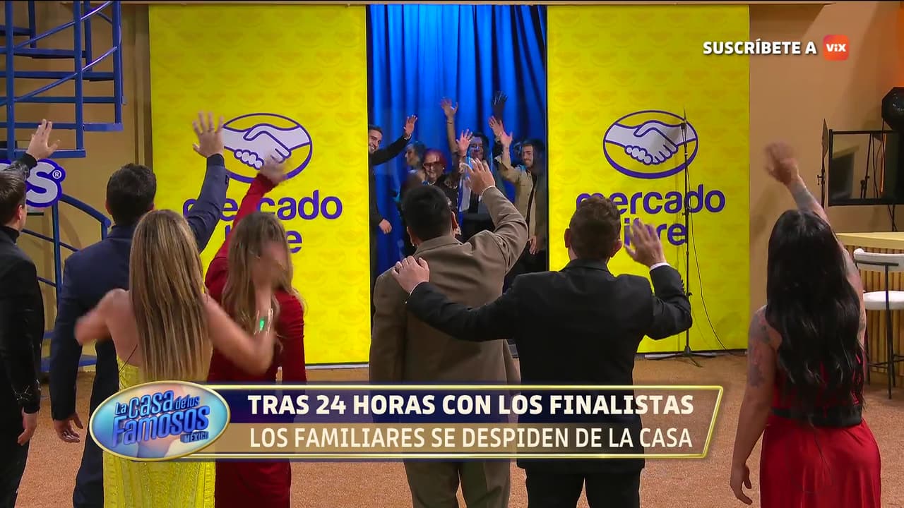 Los finalistas se despiden de sus familiares