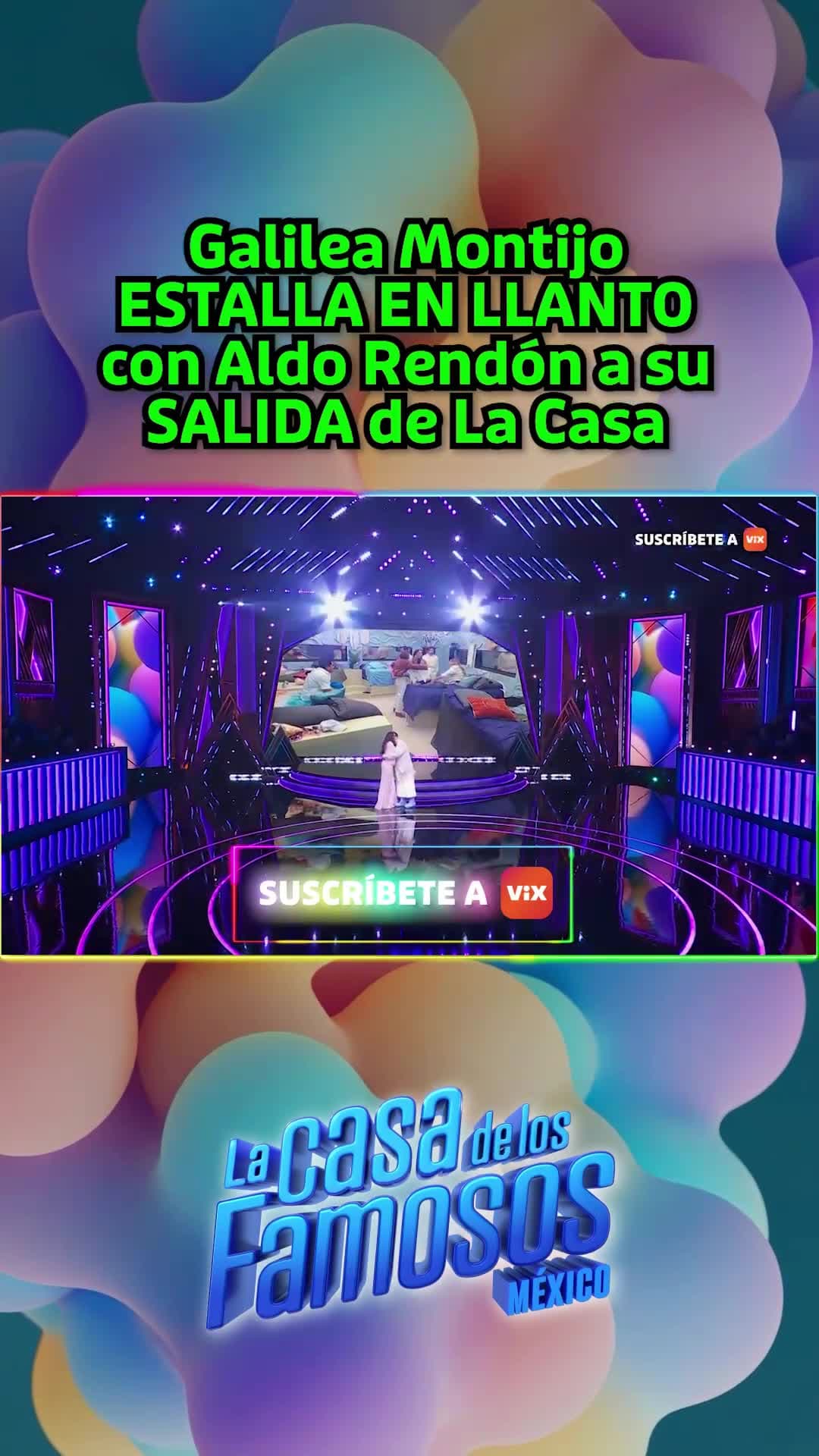 Galilea Montijo ESTALLA EN LLANTO con Aldo Rendón a su SALIDA