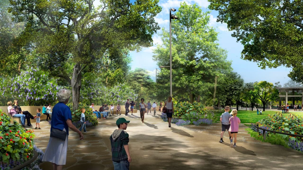 Dallas ha comenzado oficialmente las obras para 
<b>la construcción del <a href="https://haroldsimmonspark.com/es/project-updates/" target="_blank">parque Harold Simmons</a></b>, un nuevo espacio público de 250 acres ubicado a lo largo del río Trinity, al noroeste de la I-35E y el puente Margaret McDermott, cerca de 
<a href="https://maps.app.goo.gl/tdxXezND3px2fzgK7" target="_blank">Reunion Tower</a> en el centro de la ciudad.