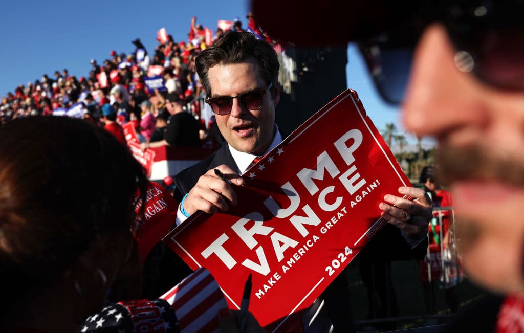 Qué hay detrás de la decisión de Donald Trump de escoger a Matt Gaetz para fiscal general