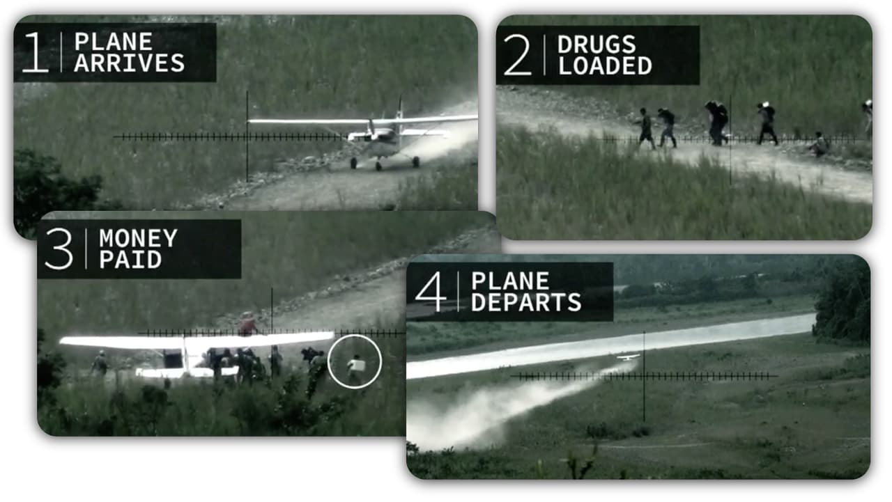 7 minutes: how long it takes to load 300 kilos of cocaine on a small plane in the Peruvian jungle