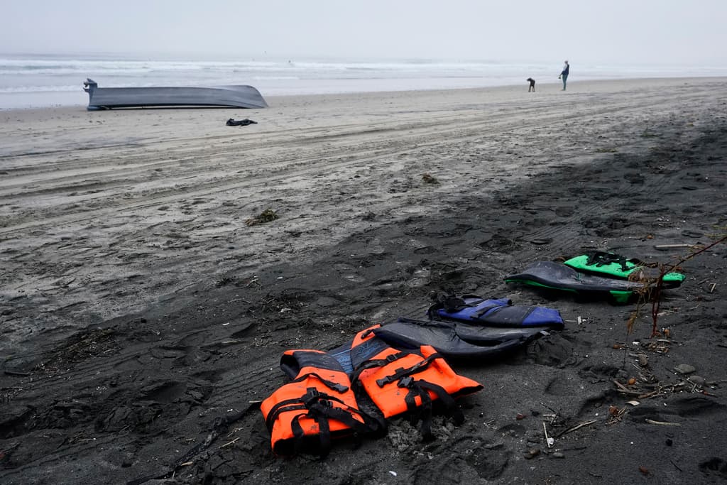 Daniel Eddy, subdirector de operaciones del Departamento de Bomberos y Rescate de San Diego, dijo que había un gran campo de escombros en Black's Beach, la cual es propiedad conjunta de San Diego y el estado. El lugar también es conocido como la playa de la ciudad de Torrey Pines o playa estatal Torrey Pines.