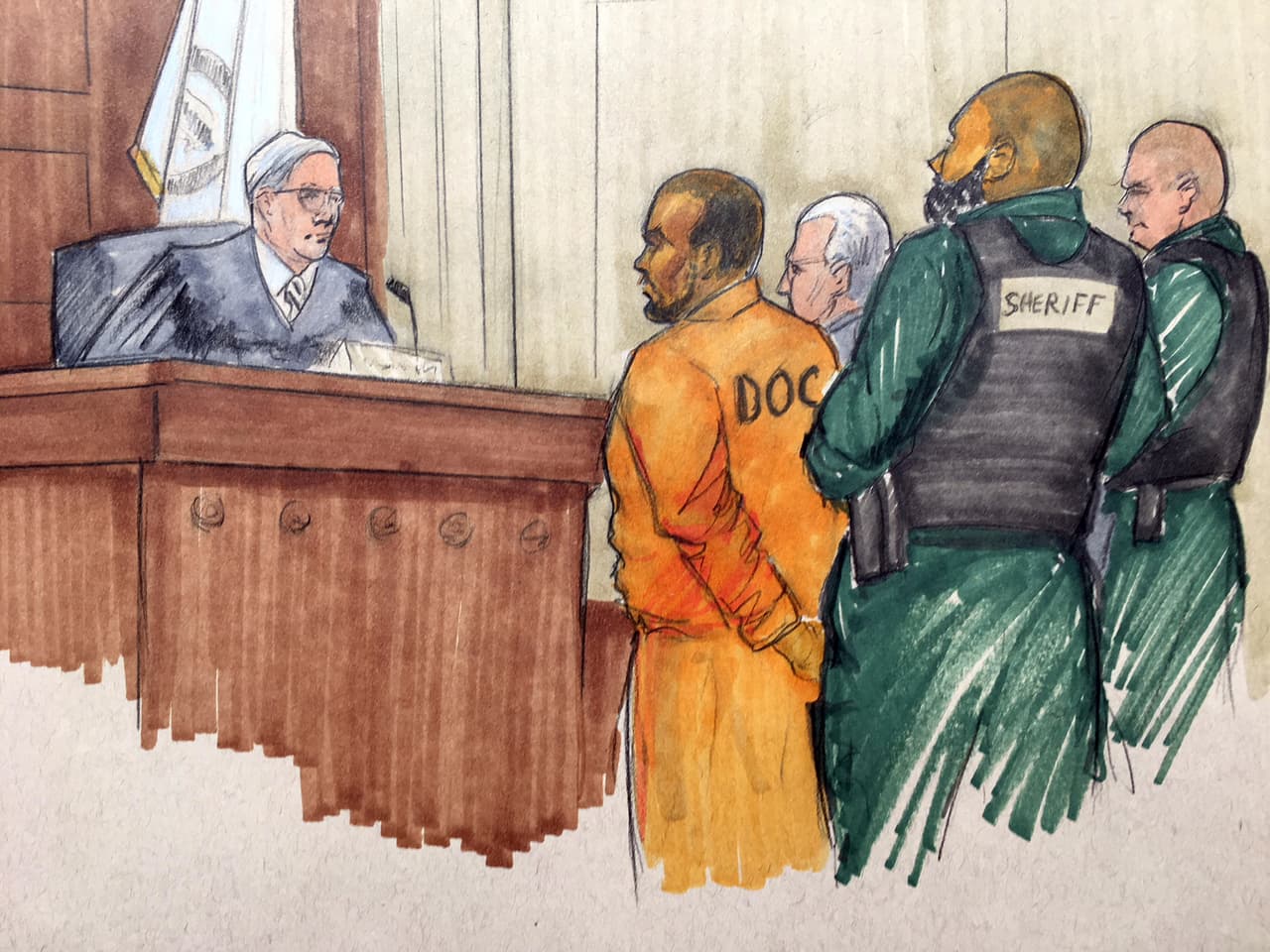 El cantante R. Kelly es liberado tras pagar $100,000 (el 10% de su fianza) en caso de abuso sexual de menores