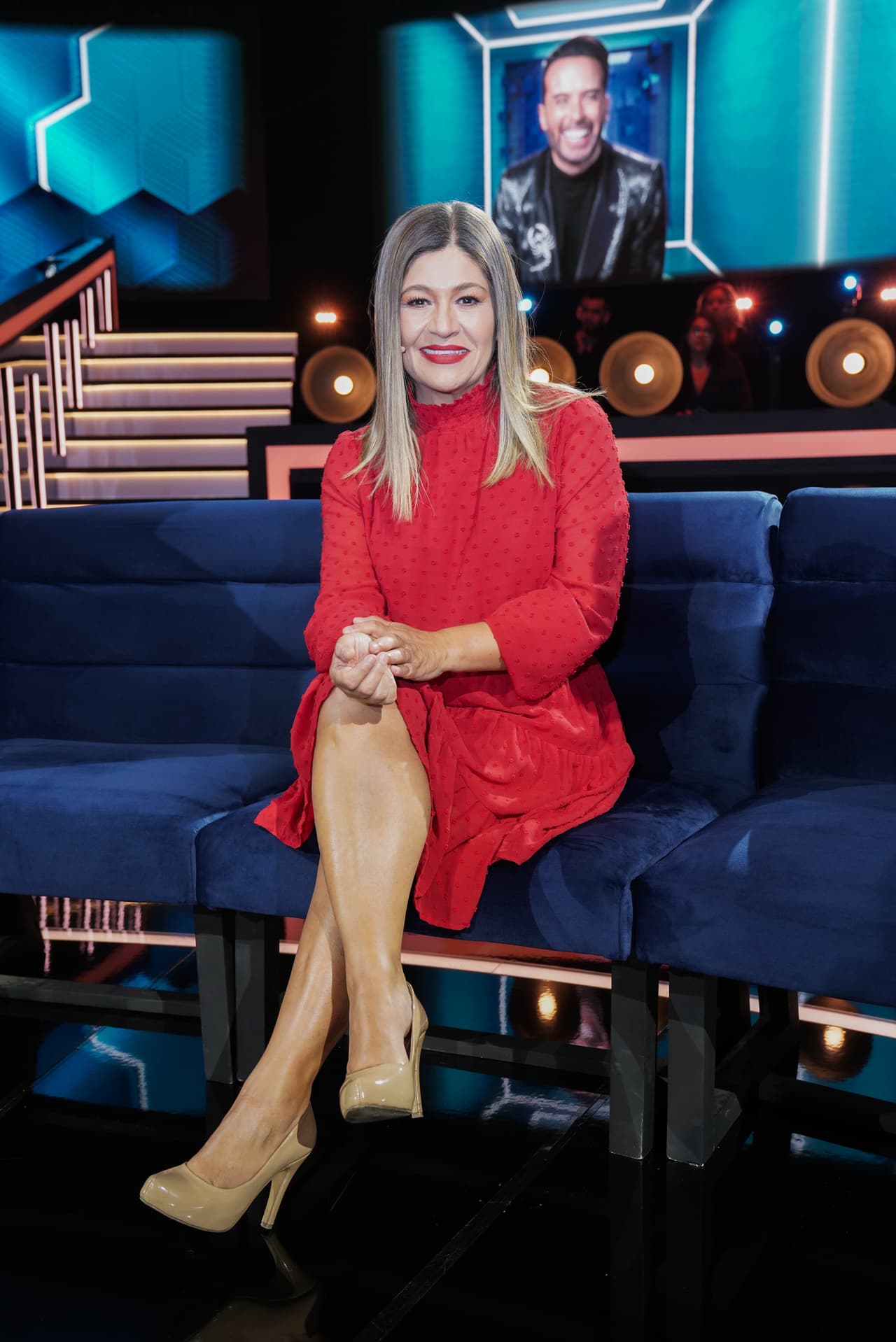 Nuestra panelista Martha Figueroa también llegó muy guapa al foro.