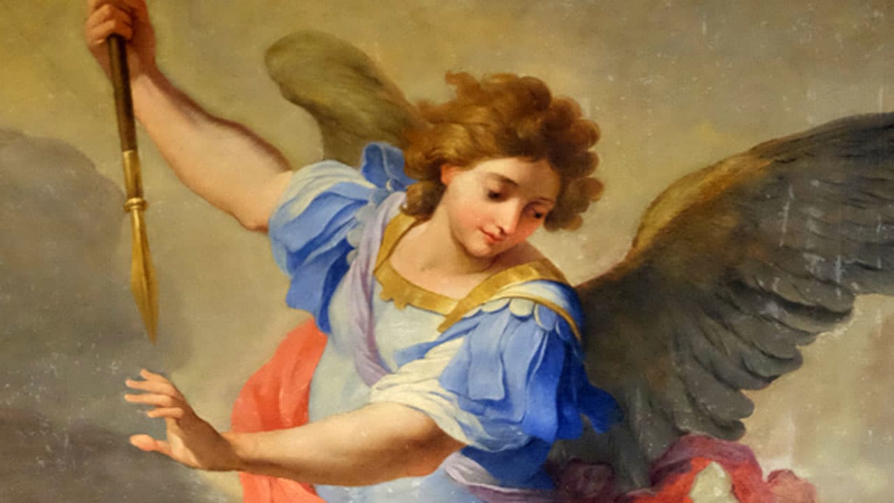 <b>MIGUEL</b>
<br>La Iglesia Católica lo considera como patrono y protector de la Iglesia Universal. Miguel es el comandante de los ejércitos celestiales y su función principal es proteger a la humanidad de las fuerzas demoníacas y los malos espíritus.