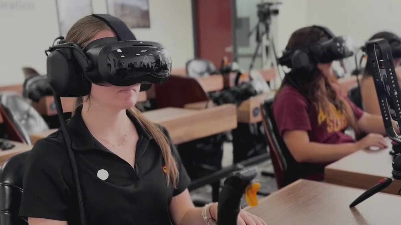 El futuro es hoy en la Universidad Estatal de Arizona: clases emplean la realidad virtual
