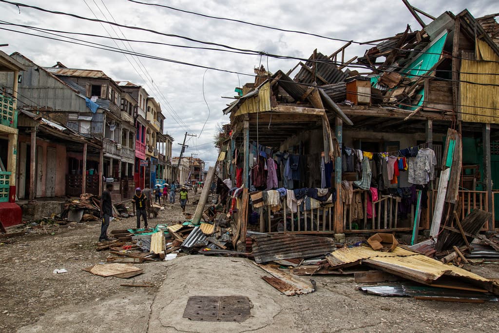 La ciudad de Jeremie se encuentra al extremo occidental de Haití. Sufrió toda la fuerza del huracán Matthew, dejando a decenas de miles de damnificados.