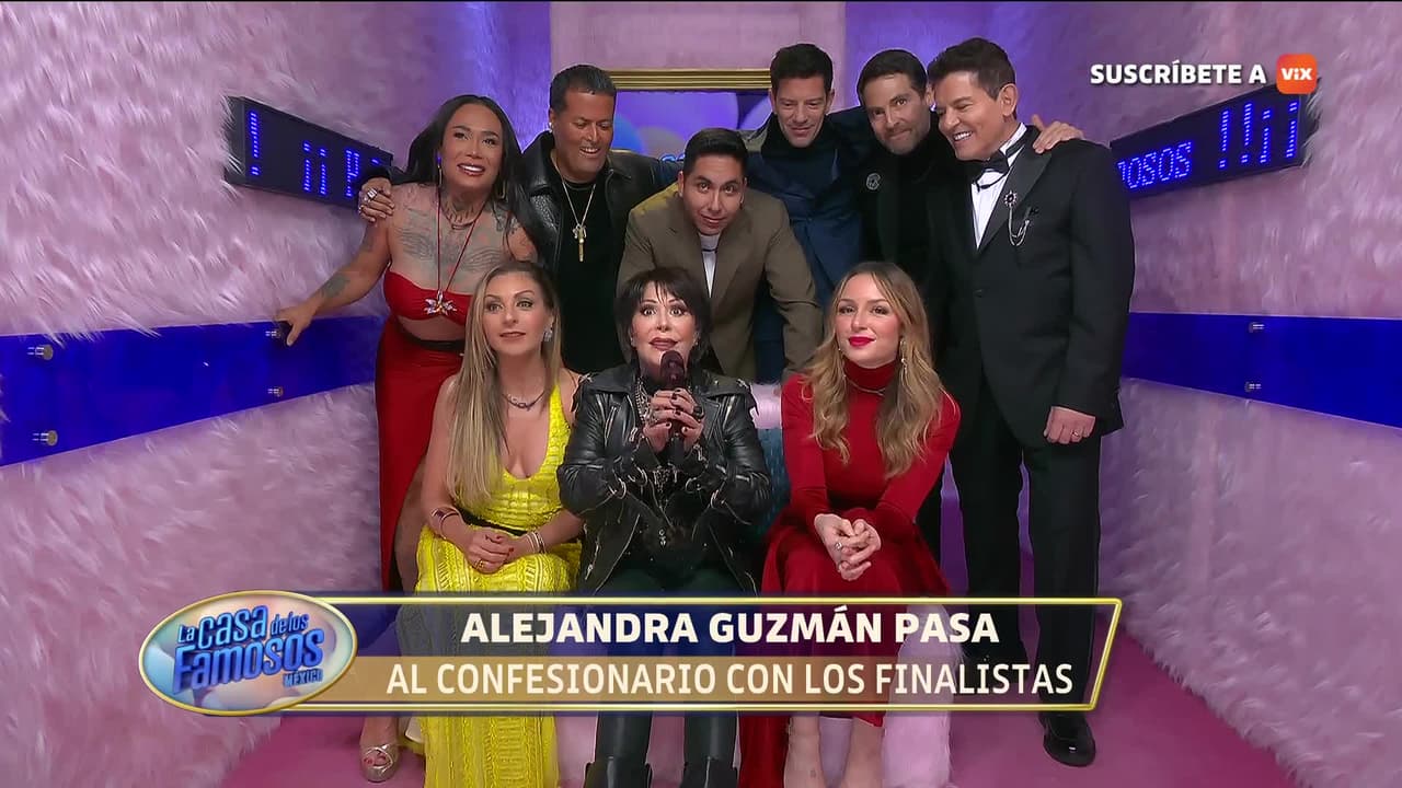 Alejandra Guzmán le da unas palabras de aliento a los FINALISTAS de La Casa