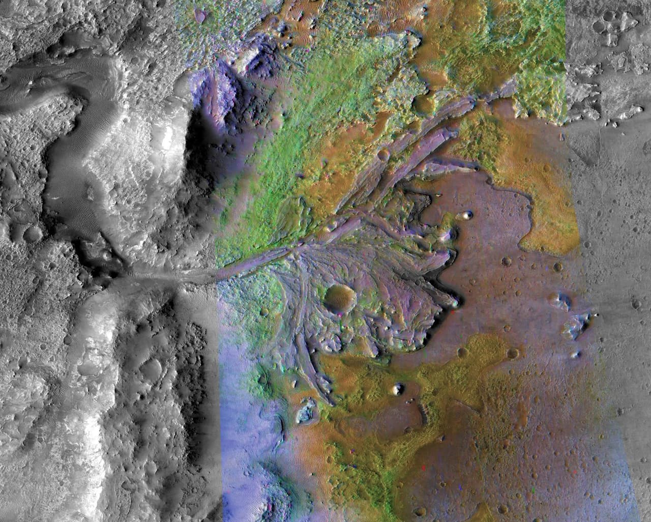 El Mars 2020 aterrizará en el cráter Jezero, en el planeta rojo. Buscará evidencia de vida microscópica pasada en el antiguo lecho de un lago y reunirá las muestras más prometedoras de rocas para que sean recogidas en un futuro.