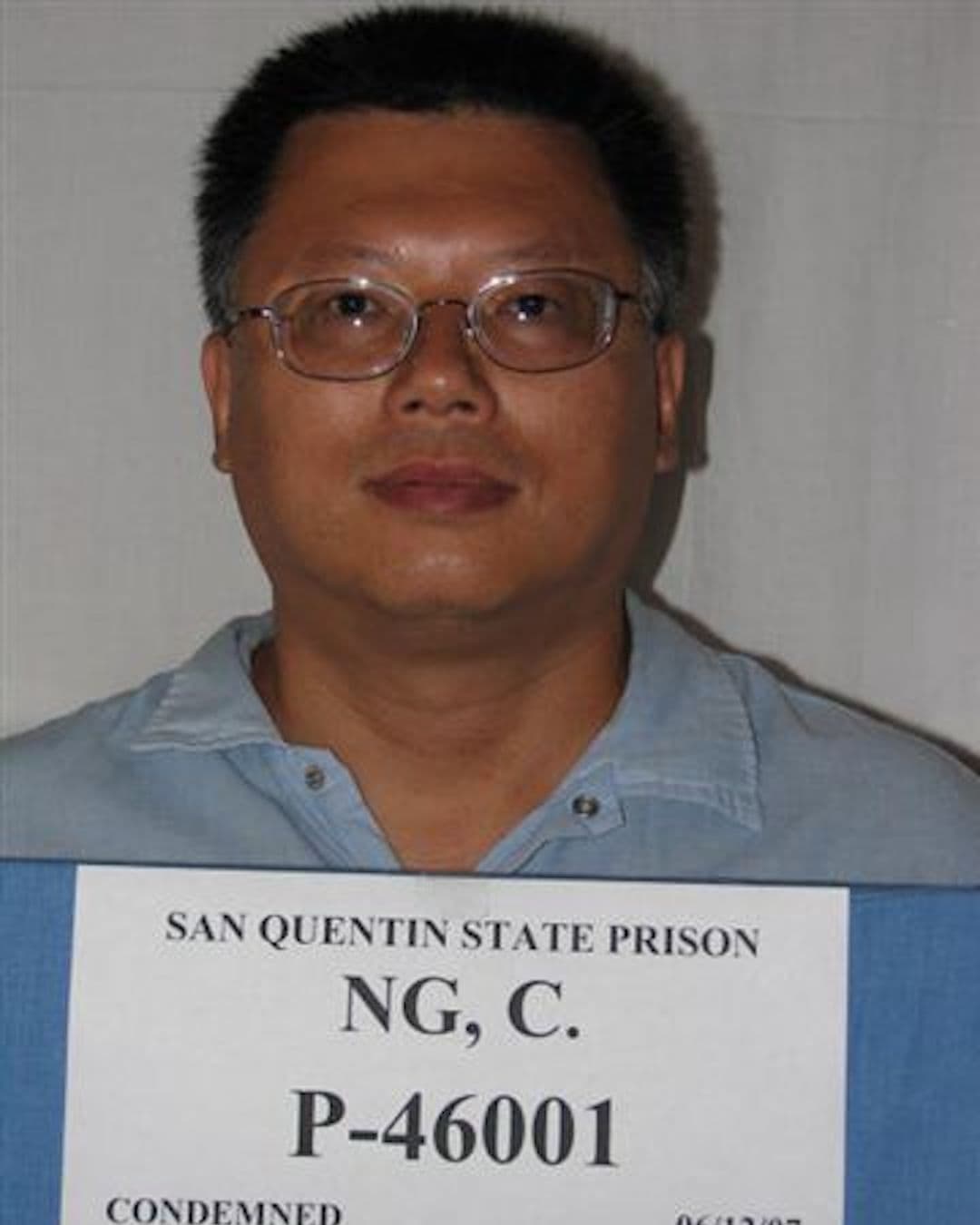 <b>Charles Ng Chi-Tat</b>. Asesinó alrededor de 11 víctimas, se cree que pudieran ser hasta 25, en el condado de Calaveras en 1984. Fue sentenciado a la pena de muerte en 1999.
