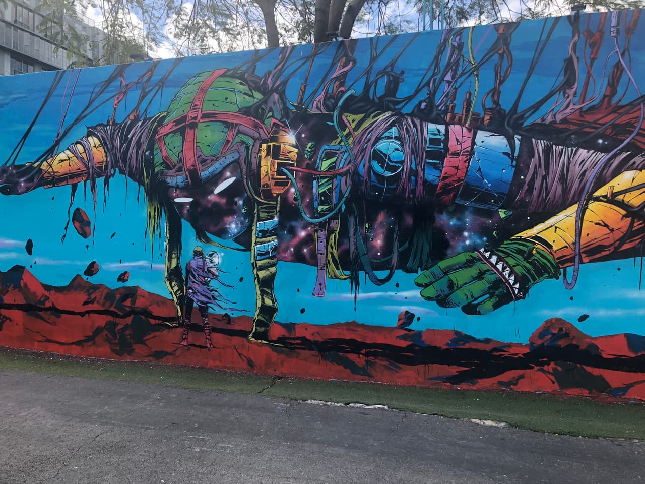 Los murales están abiertos todos los días.