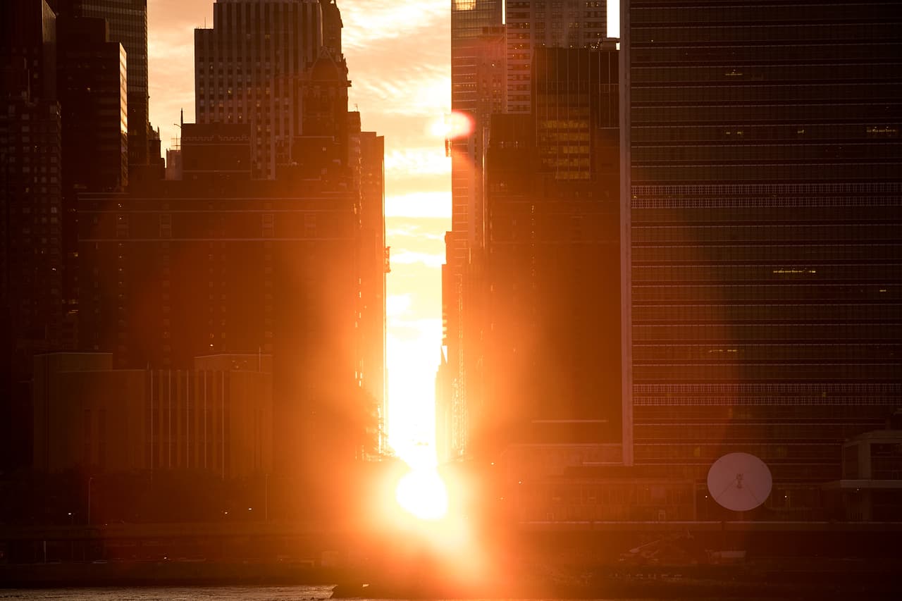 Esta semana regresa el Manhattanhenge a Nueva York y estos son los mejores lugares para verlo