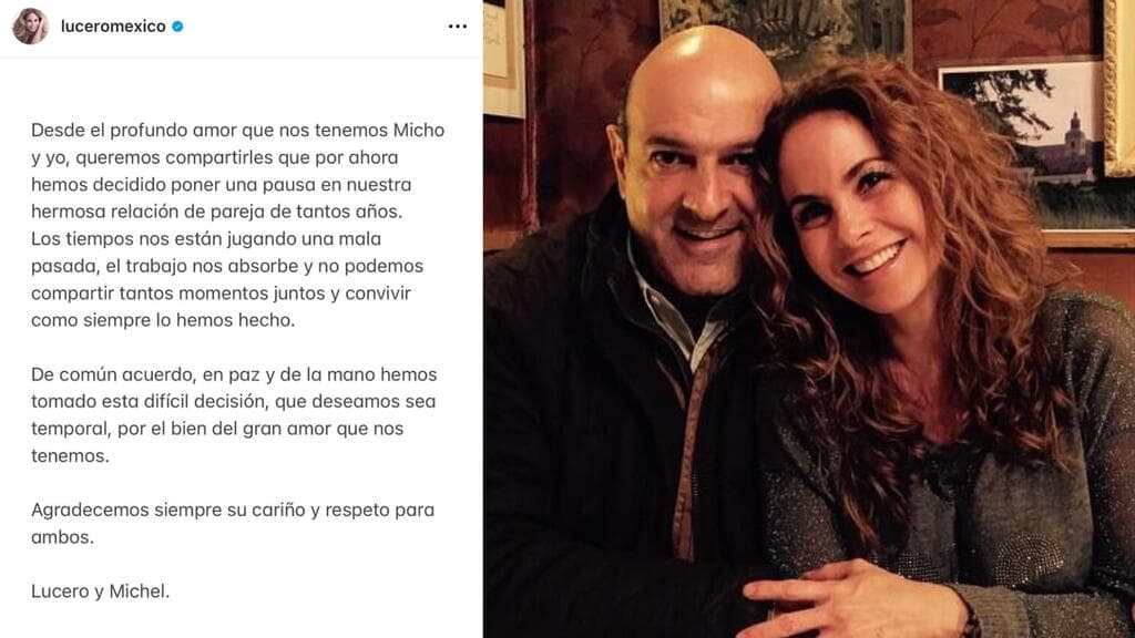 En un comunicado difundido en redes sociales, la actriz y cantante explicó que tomaron la decisión debido a que “el trabajo nos absorbe y no podemos compartir tantos momentos juntos y convivir como siempre lo hemos hecho”.