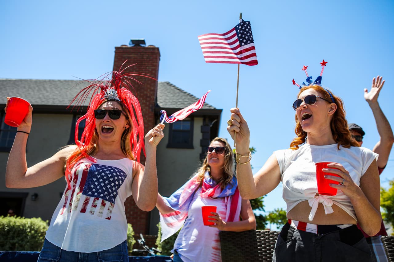 La parada del 4 de julio en Alameda, California.