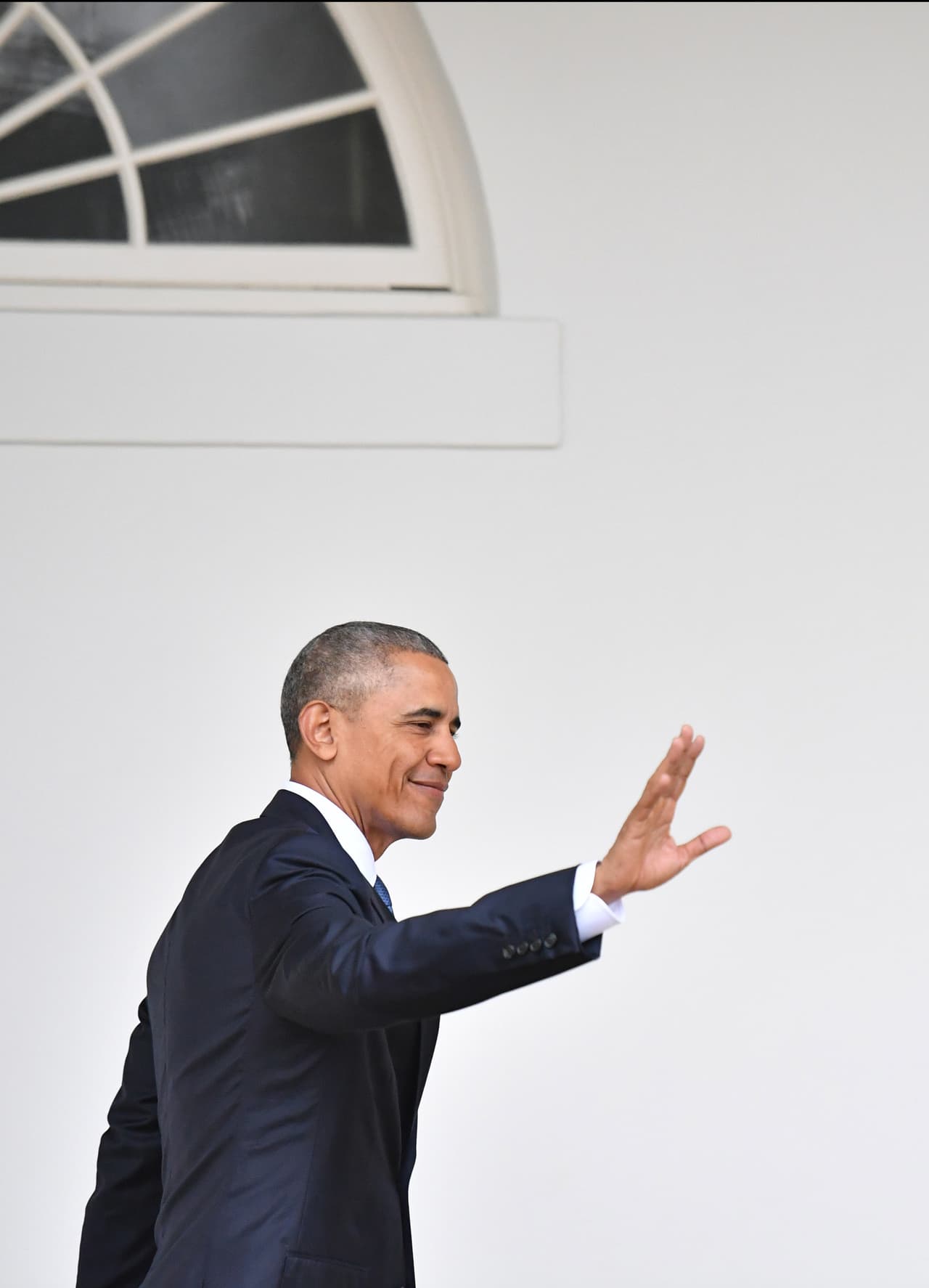 Al ser preguntado momentos antes por los periodistas si tenía un último mensaje para los estadonidenses, Barack Obama contestó "gracias".