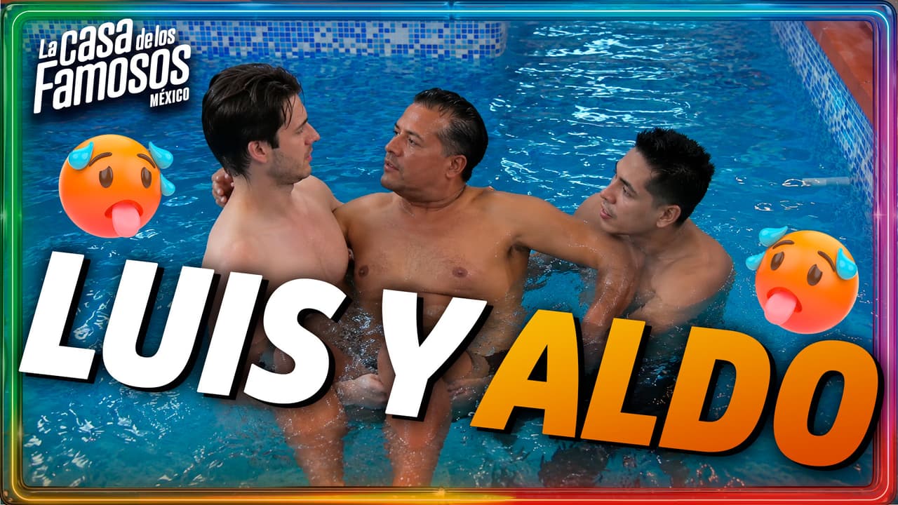 Aldo Rendón estuvo de COQUETO con Luis en la piscina